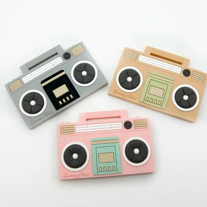 Boombox Teether Pink